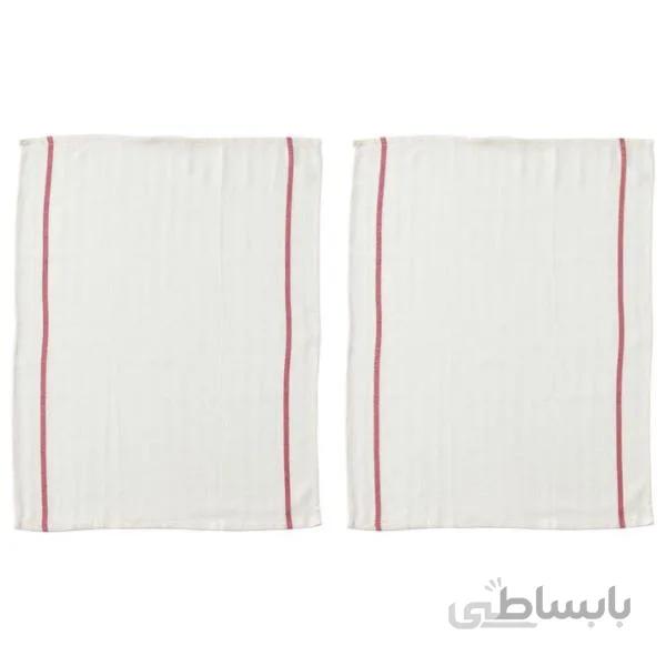 دستمال آشپزخانه ایکیا مدل TEKLA بسته 2 عددی ا IKEA TEKLA Tea Towel