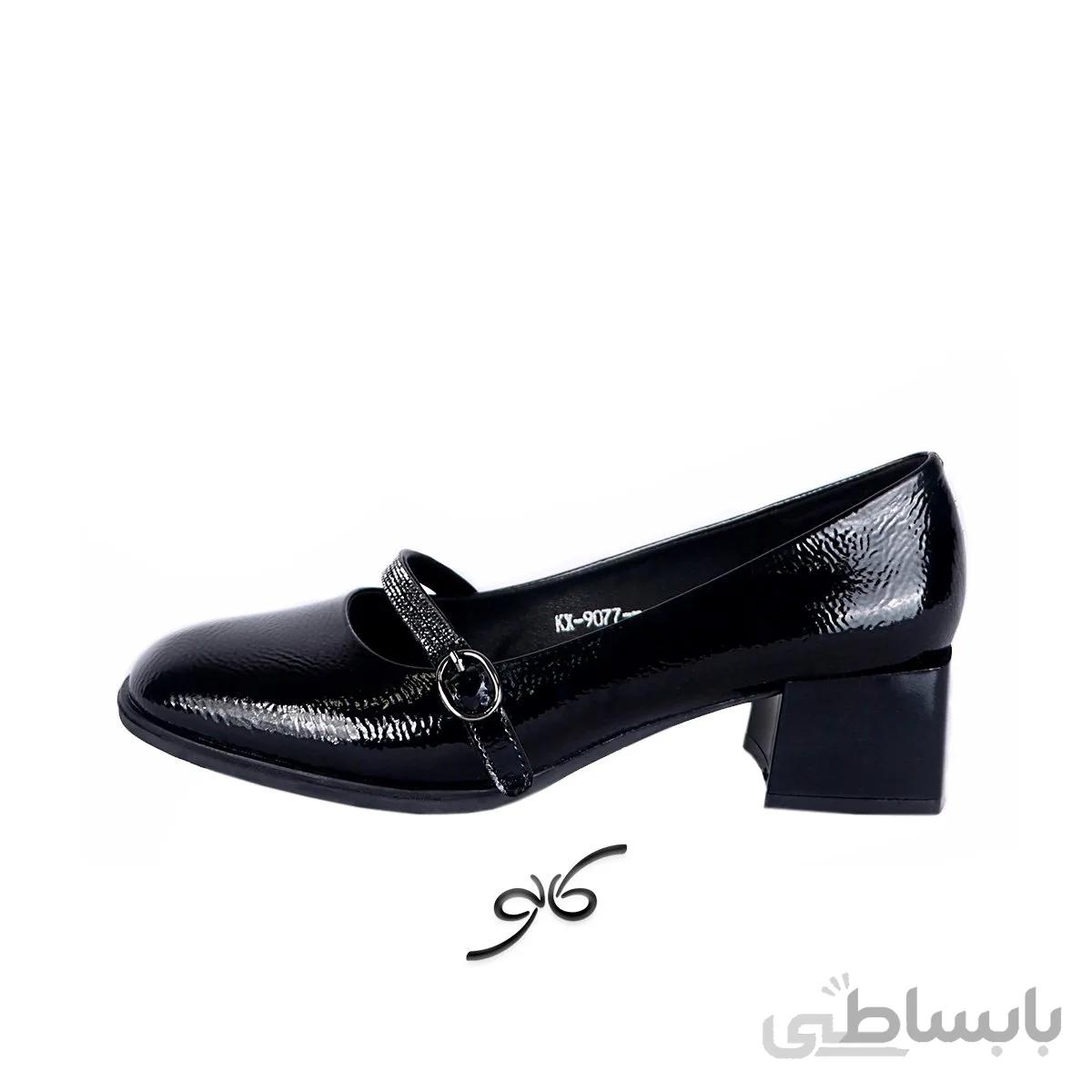 کفش پاشنه کوتاه مجلسی - 9077