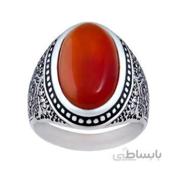 انگشتر نقره مردانه کد AM_041