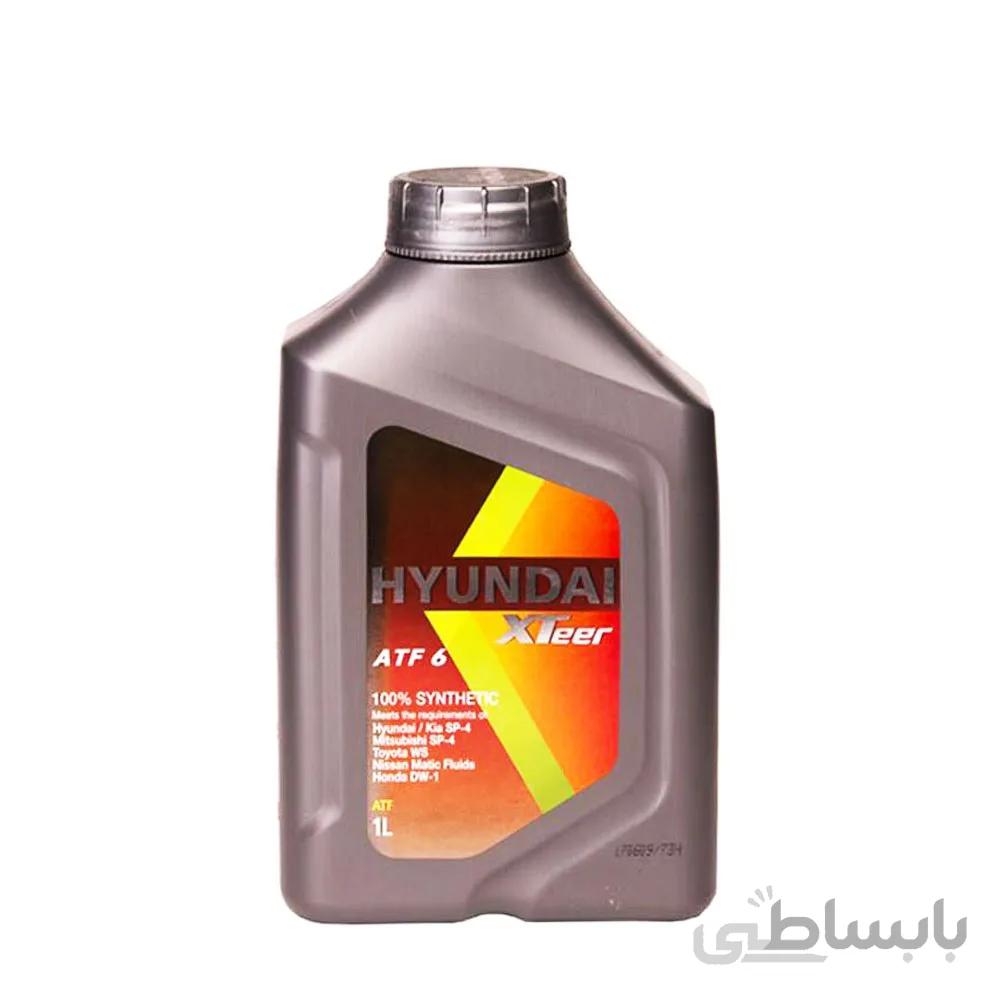 روغن گیربکس هیوندای اکستیر مدل ATF 6 حجم یک لیتر