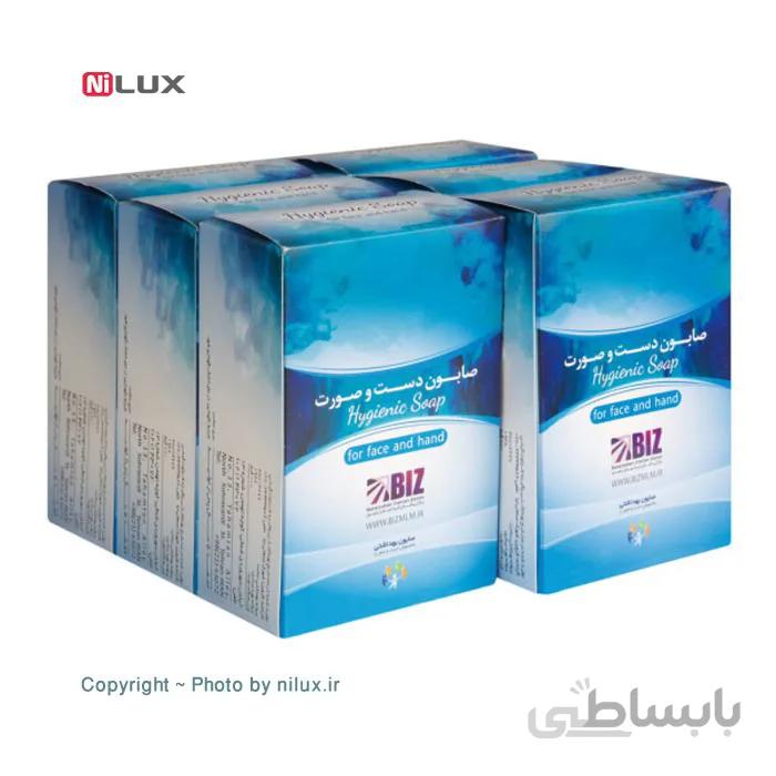 صابون زیبایی گیاهی دکتر بیز پک ۶ عددی