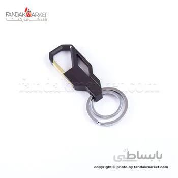 جاکلیدی دو حلقه طرح دو رنگ