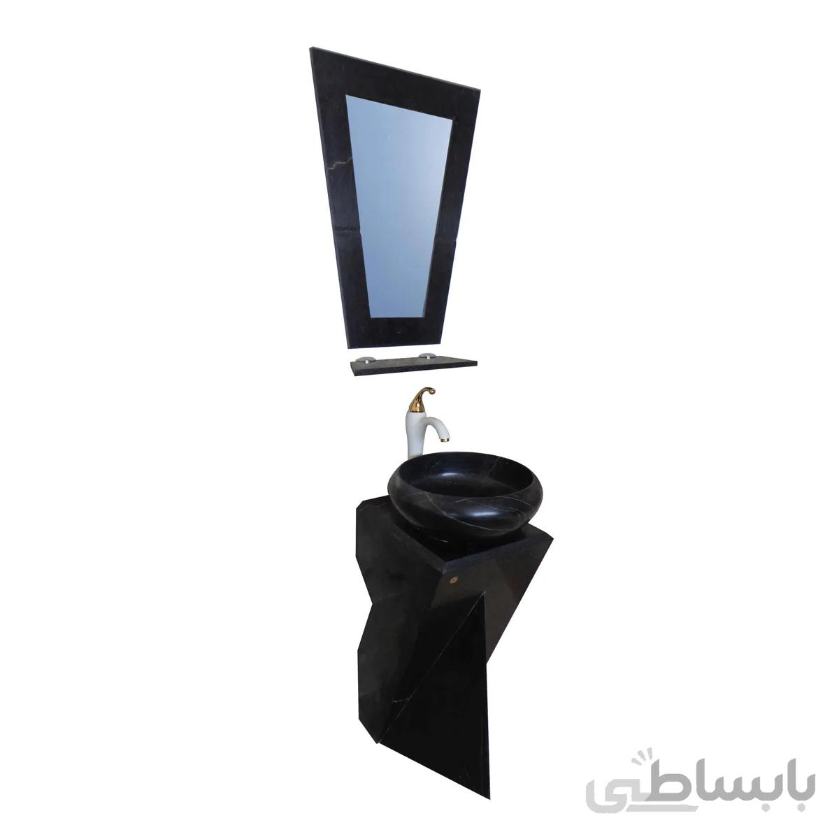 ست کامل روشویی دایانا مشکی دوناتی