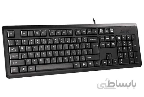 کیبورد باسیم ای فورتک مدل KR-92 ا KR-92 USB Wired Keyboard