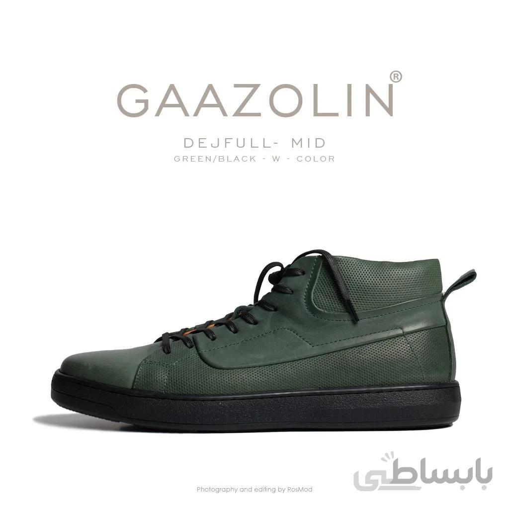 کتانی نیمساق دژفول گازولین سبز – GAAZOLIN Dejfull-Mid Green/Black W
