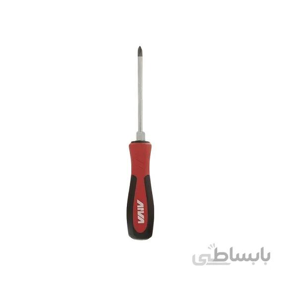 پیچ گوشتی ضربه ای چهار سو آروا آچار خور PH1x75mm