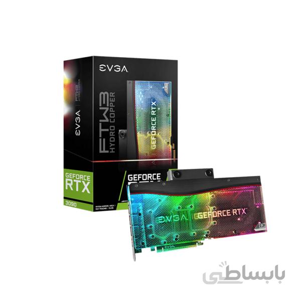 کارت گرافیک ای وی جی ای RTX 3090 FTW3 ULTRA HYDRO COPPER GAMING 24GB/حافظه ۲۴ گیگابایت