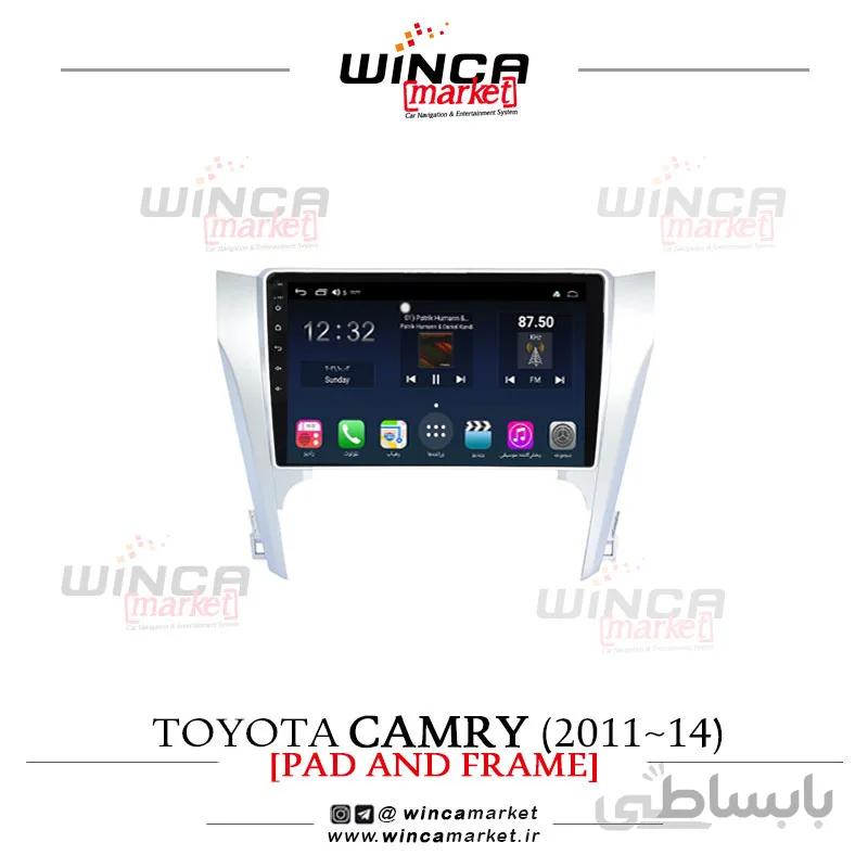 مانیتور اندروید تویوتا کمری 2011-14 Camry برند وینکا WINCA سری S500+ پلاس مدل H855