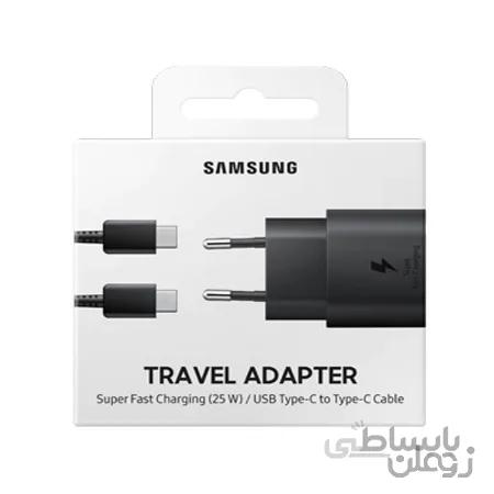 Samsung مشابه اصلی  Super Fast Charging (25W) Travel Adapter With Type- C Cable EP- TA800