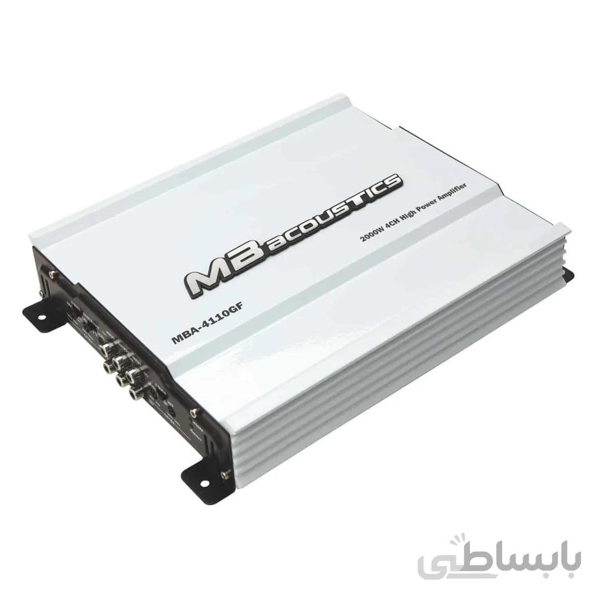آمپلی فایر چهار کانال مدل MBA-4110 PEAK 2000W