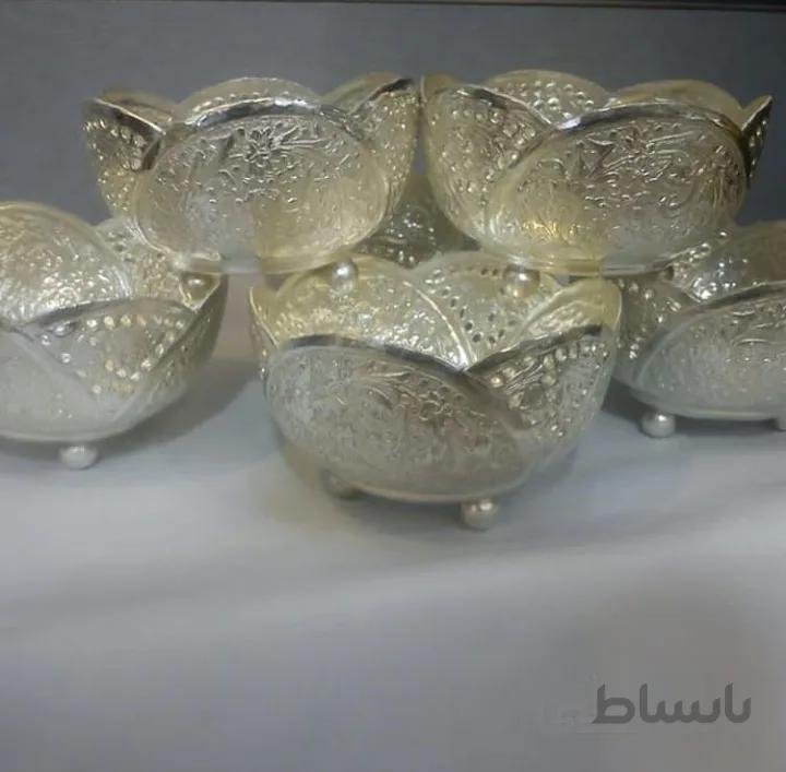 آجیل خوری نقره نما ۶ عدد کد ۱۰۱۱۷۳