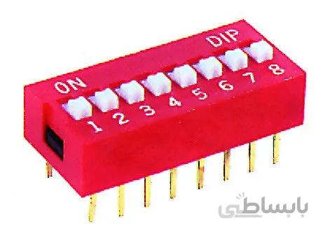 دیپ سوئیچ 8 کلید 16 پین، DIP SWITCH 8 POLE