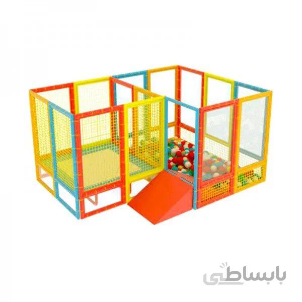 مجموعه ترامپولین کودک با استخر توپ کد 458489