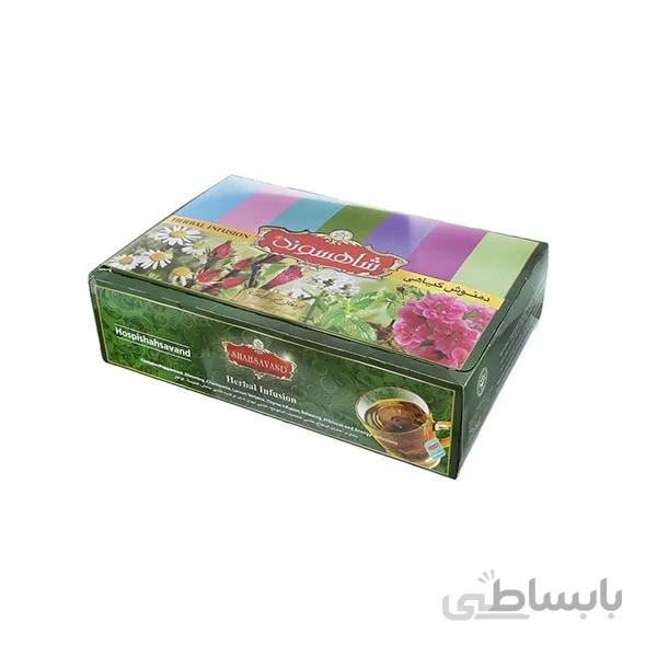 دمنوش ارمغان سلامت 80 تایی شاهسوند در کارتن 6 عددی ا shahsvand health damnosh