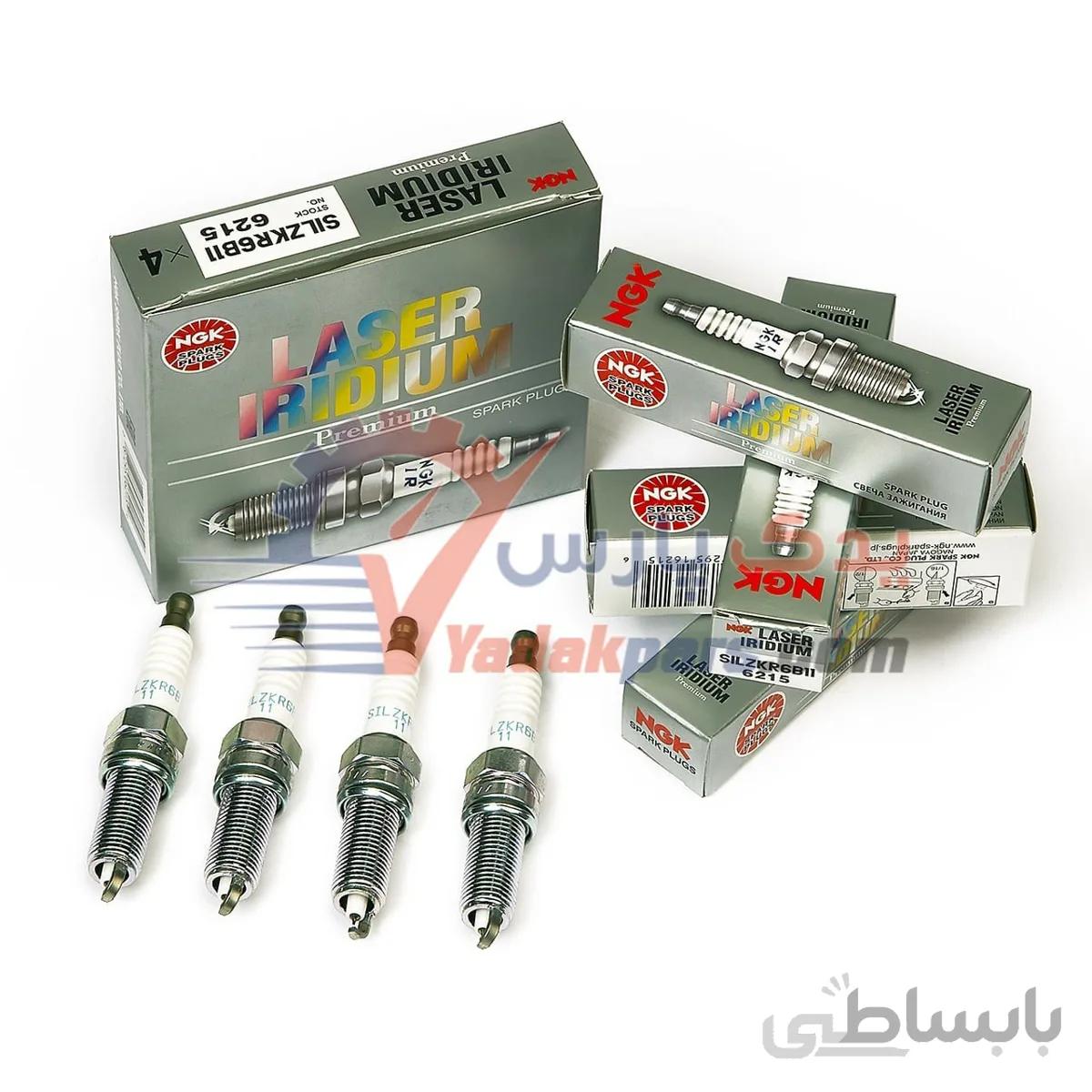 شمع ایریدیوم لیزری یورو ۴ برند ان جی کا NGK (بسته۴عددی)
