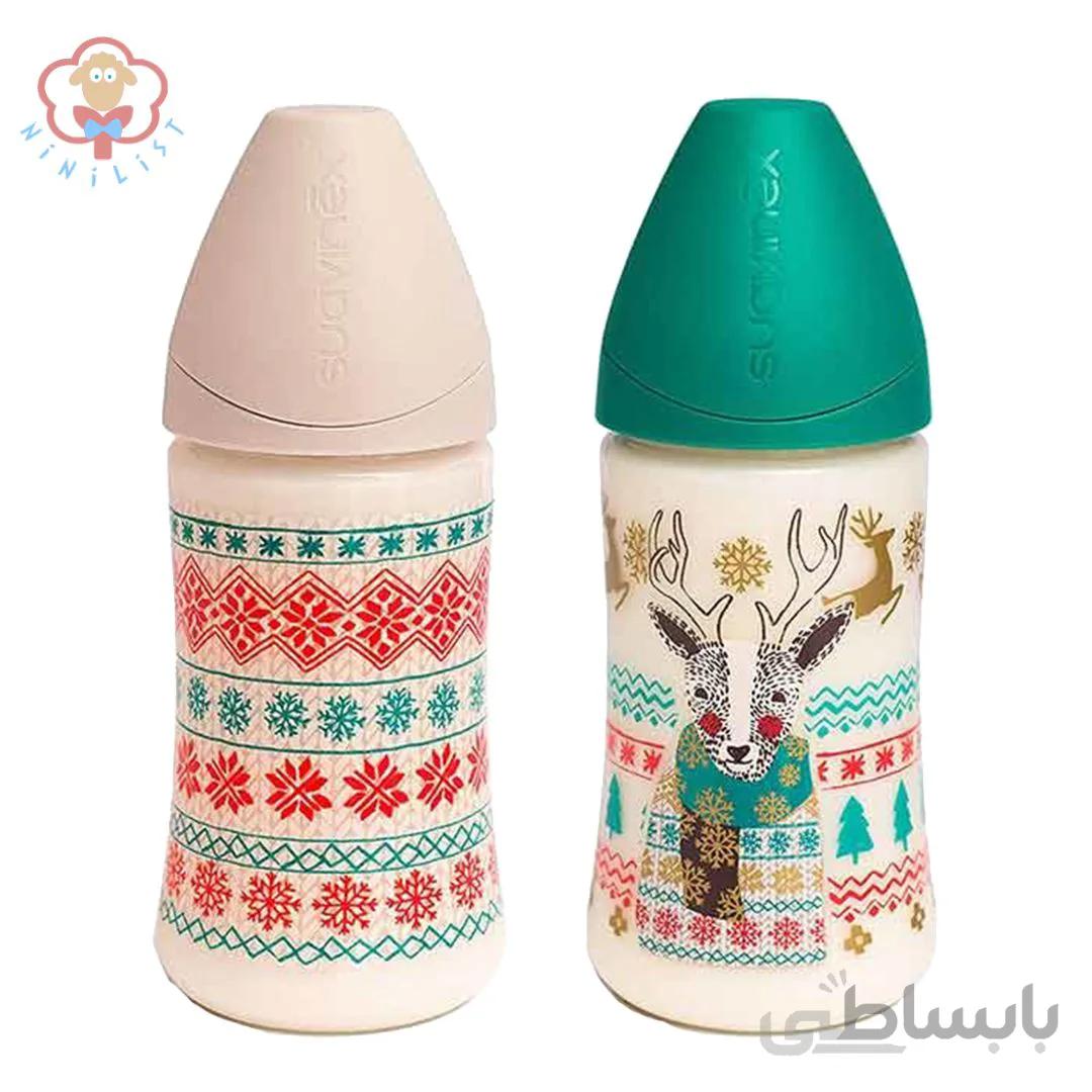 شیشه شیر طرح زمستان 270 میل سواوینکس Suavinex