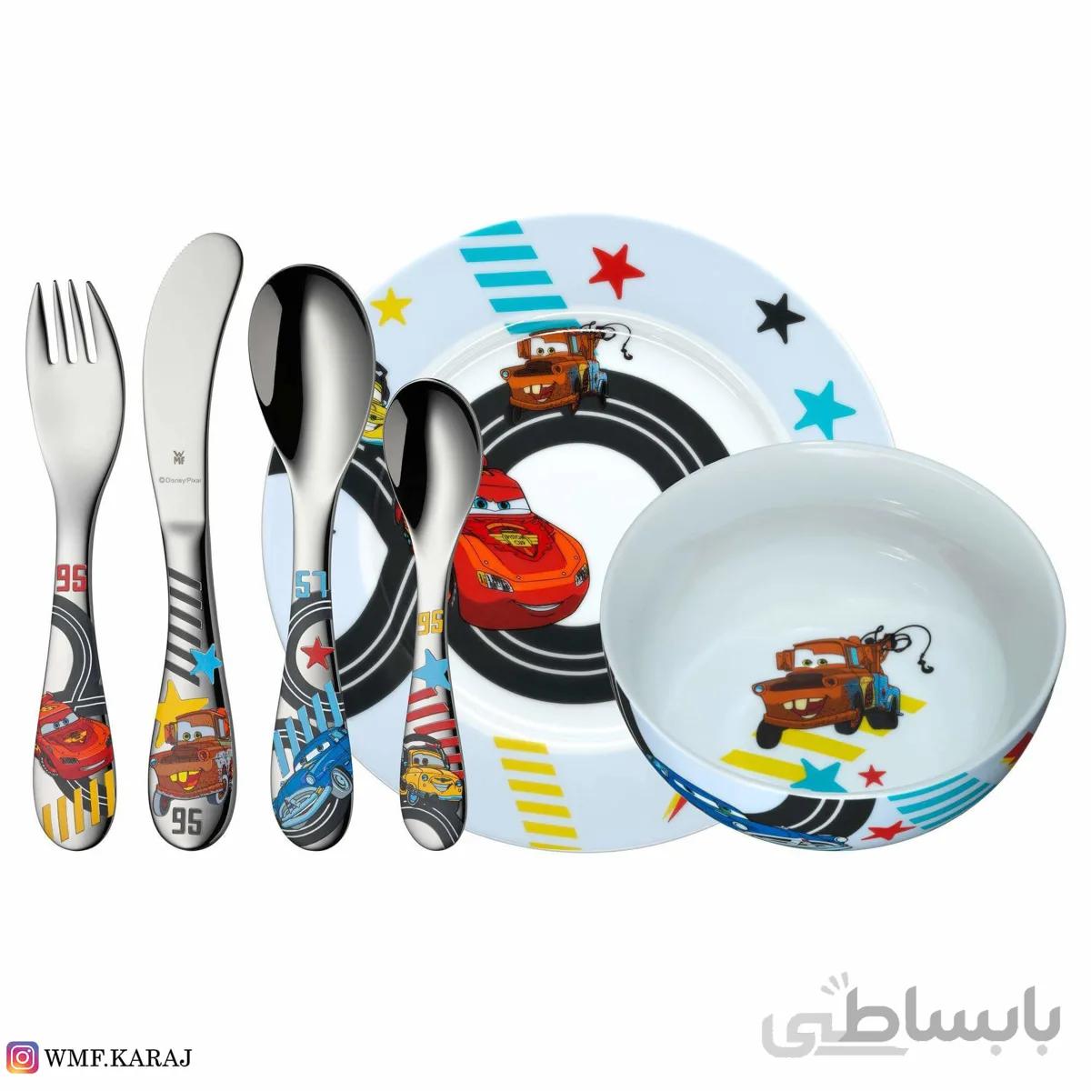 سرویس غذاخوری 6 پارچه کودک دبلیو ام اف طرح Disney Cars