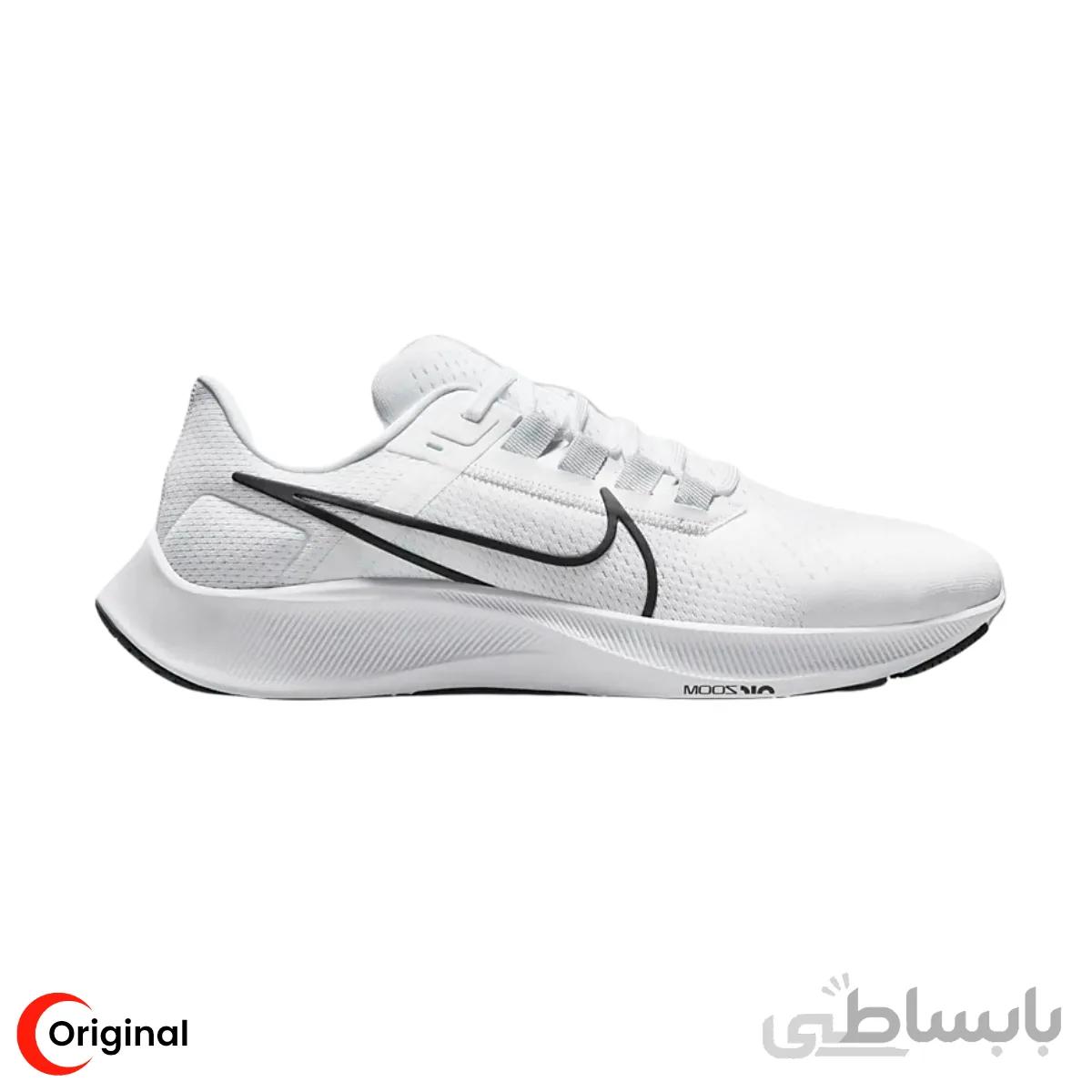 کتونی اورجینال مردانه نایک ایر زوم پگاسوس 38 Nike Air Zoom Pegasus 38 White And Black