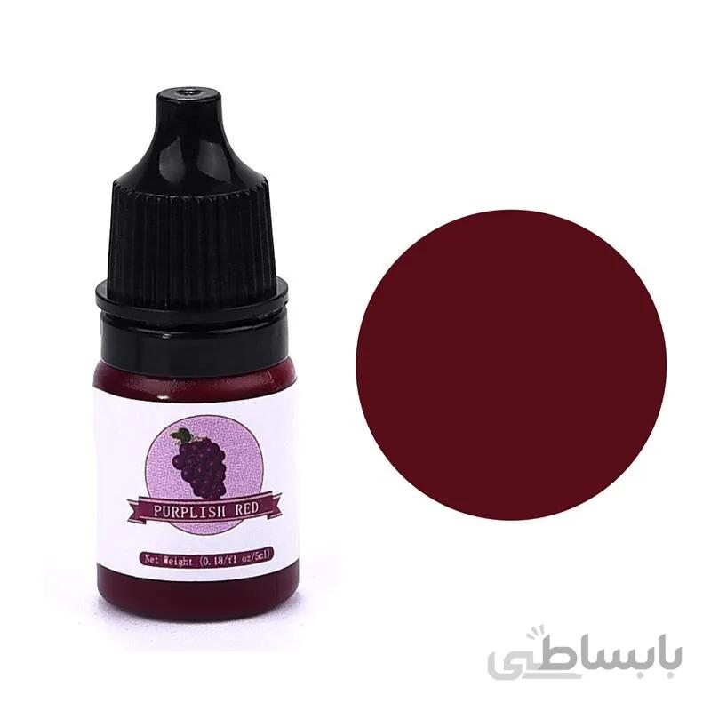 رنگ مایع شمع قرمز گل رز
