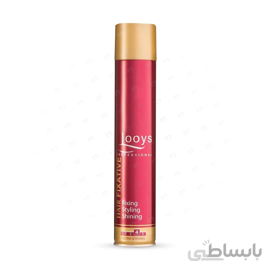 اسپری نگهدارنده حالت مو خیلی قوی 500میل لویز ا Looys Ultra Strong Hair Fixative 500ml