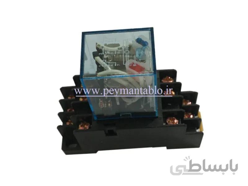 رله 220 ولت AC پنج آمپر سه کنتاکت طرح Omron