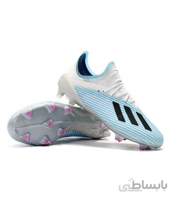 کفش فوتبال آدیداس Adidas X 19.1 FG Blue Black White