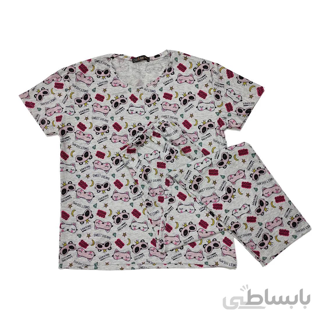 ست تیشرت و شلوار زنانه کد 08