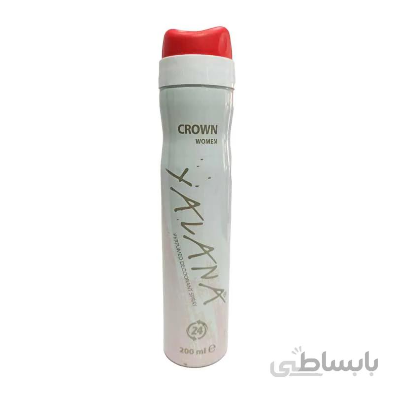 اسپری زنانه یالانا مدل کراون 200 میل yalana crown