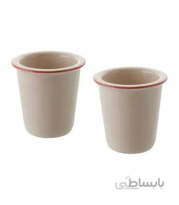 ماگ لعابی ایکیا مدل VÄRMER بسته 2 تایی