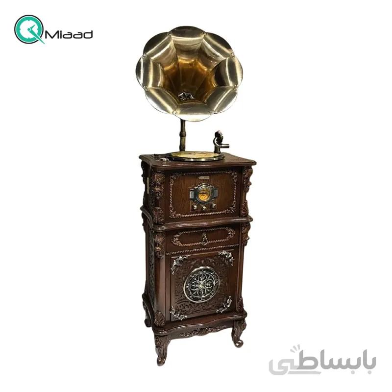 گرامافون ایستاده لاکچری پنج کاره مدل 2530 پلاس استخوانی