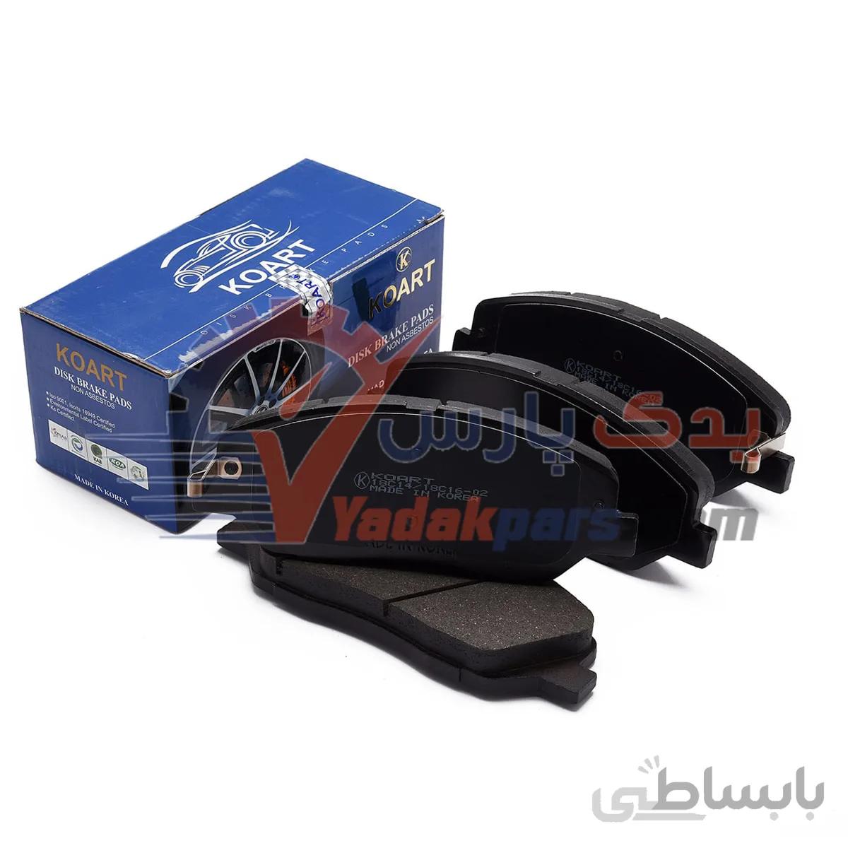 لنت جلو هیوندای جنسیس سدان برند کوارت کره ا KOART Brake Pads SP1246 KOREA