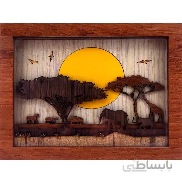 تابلو فانتزی سه بعدی آفریقا
