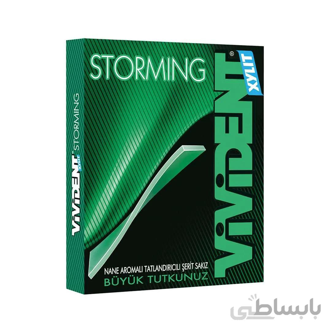 آدامس ویویدنت استورمینگ نعنا بدون شکر 33 گرم Vivident Storming