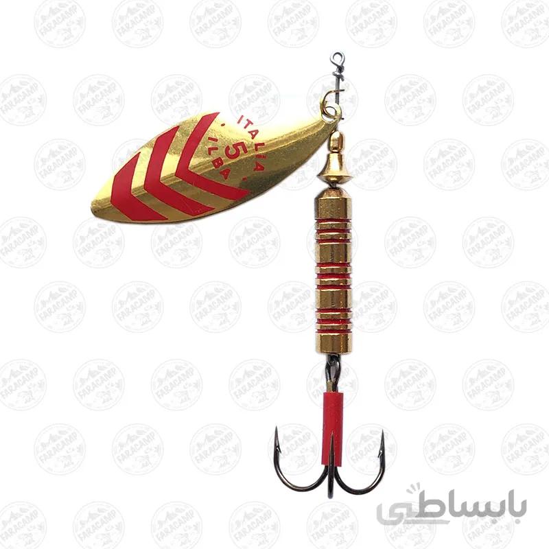 لانسه ماهیگیری سایز 5 ایلبا Lungo Gold Red 60215