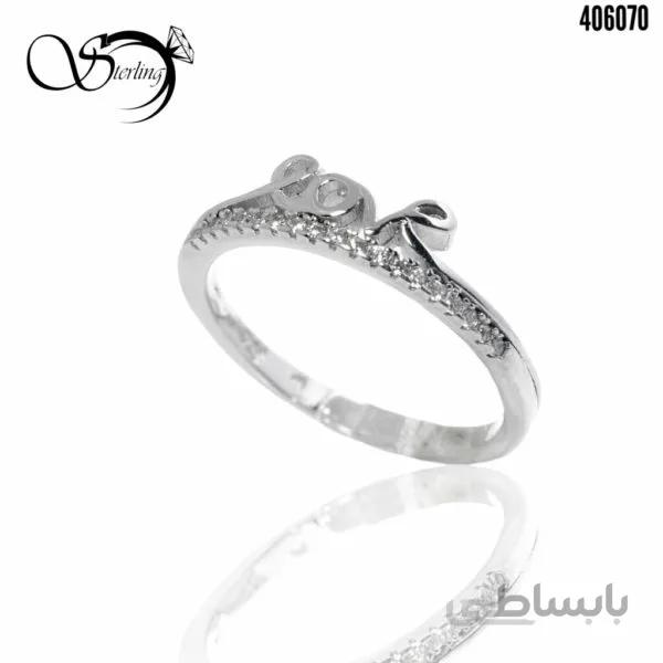 انگشتر love نقره زنانه کد:۲۱۲۳