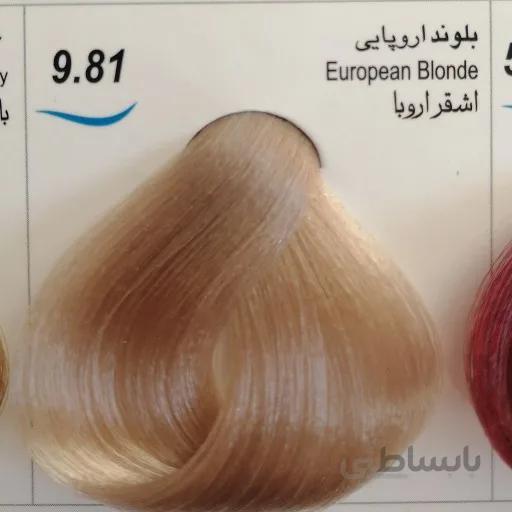 رنگ مو بلوند اروپایی 9.81 جوو jevo