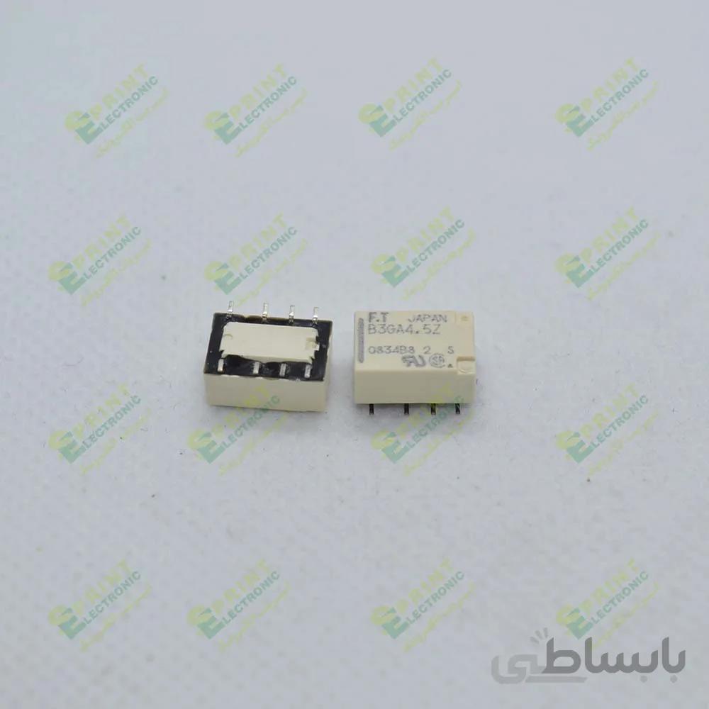 رله 4.5 ولت SMD مینی مخابراتی 8 پایه 1 آمپر Fujitsu B3GA-4.5Z