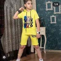 تیشرت کلاهدار و شلوارک بچه گانه پسرانه شیک 1013 - فروشگاه اینترنتی بچه شیک