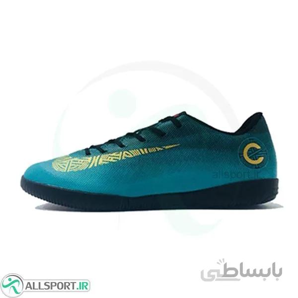 کفش فوتسال نایک مرکوریال طرح اصلی سبز مشکی Nike Mercurial 2018