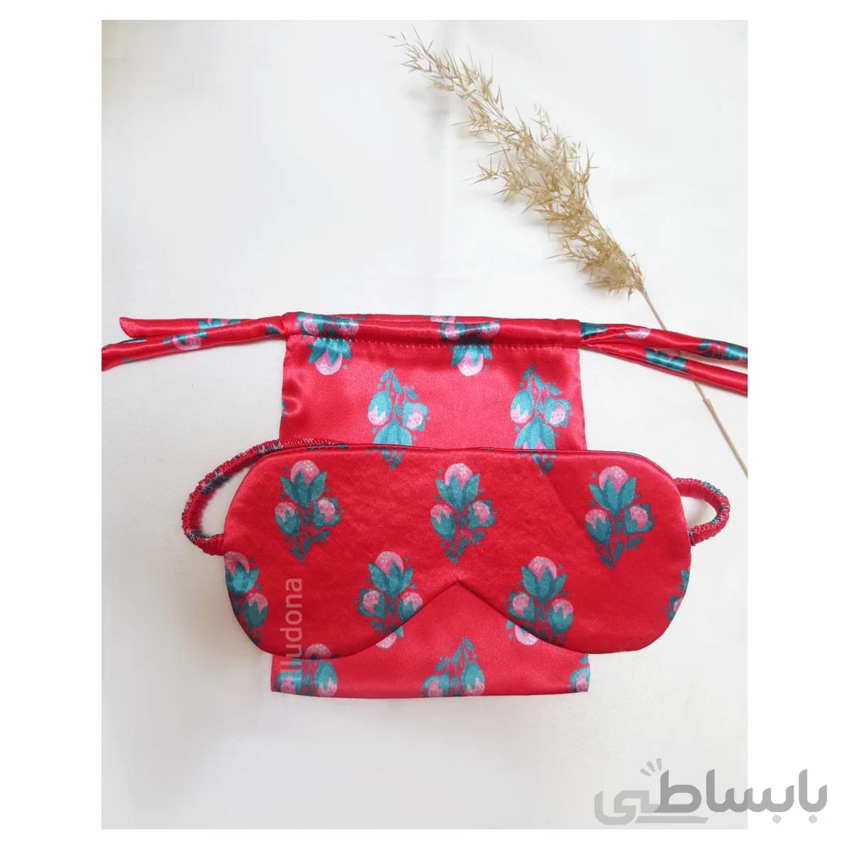 چشم بند ساتن طرح بهاری
