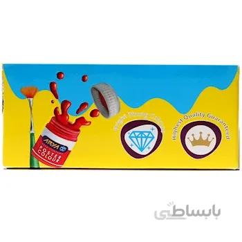 گواش 6 رنگ جعبه مقوايي آريا 4027