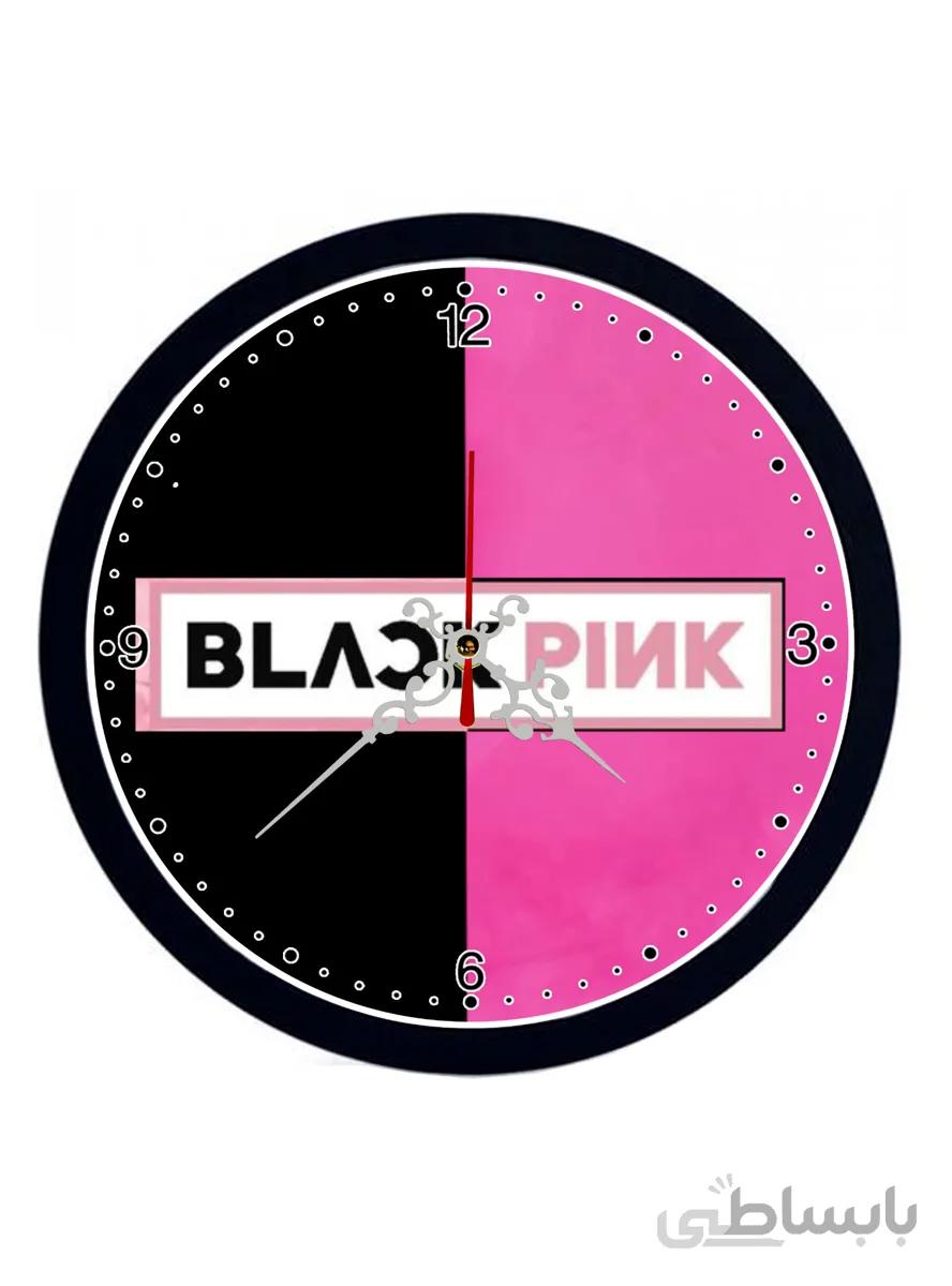 ساعت دیواری طرح گروه black pink