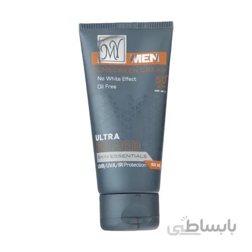 کرم ضد آفتاب مای SPF50 فاقد چربی مخصوص آقایان حجم 50 میل ا My Sunscreen SPF50 Cream With For Men 50ml