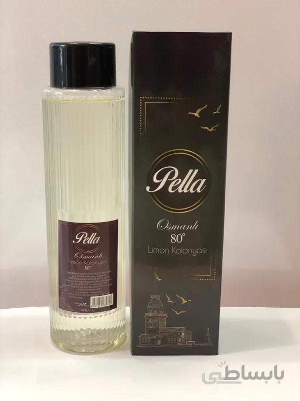 مایع ضد عفونی و خوشبو کننده کولونیا پلا ترکیه با عطر لیمو حجم 400 میل pella