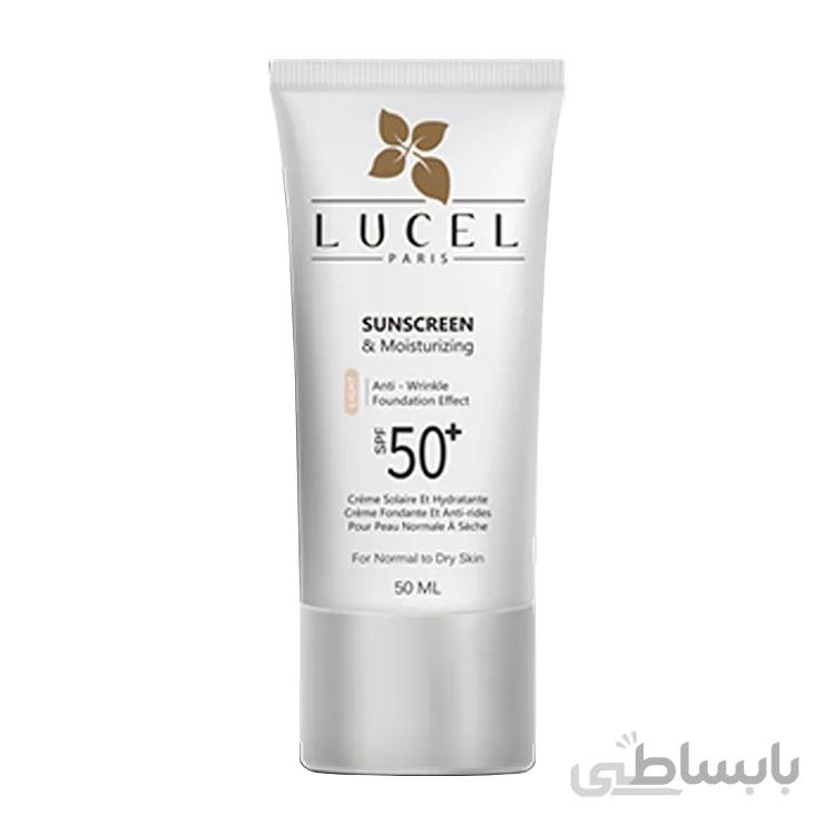 ضدآفتاب رنگی(روشن) لوسل +SPF50 پوست چرب و دارای آکنه ا light sunscreen for oily & Acne Prone skin spf50 Lucel