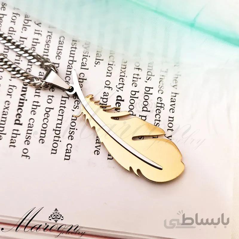 گردنبند مردانه و پسرانه پر مارون MM67