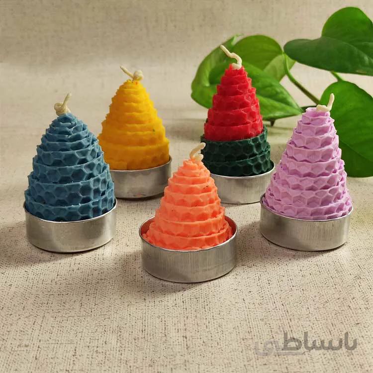 شمع مومی کاپ دار مخروطی سارموم