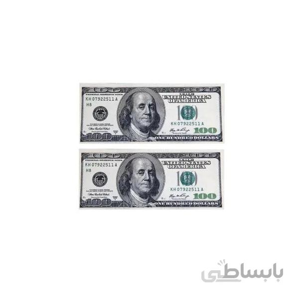 اسکناس تزیینی طرح دلار بسته 200 عددی