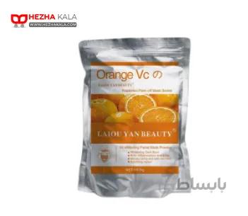 ماسک پودری سفید کننده نارنگی ویتامین سی laiou yan beauty ا Powder mask