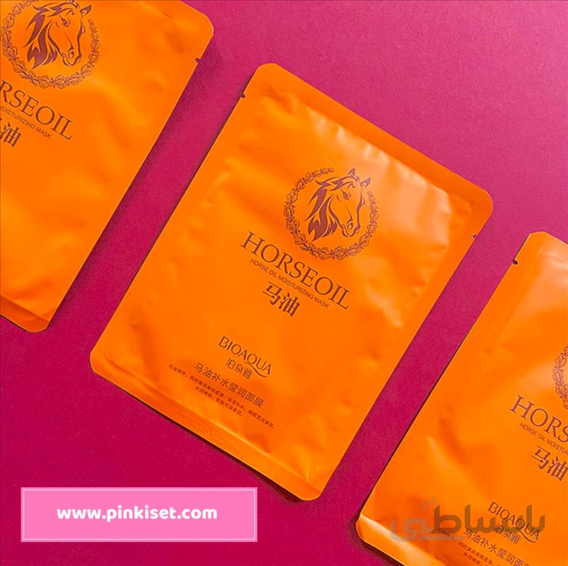 ماسک ورقه ای روغن اسب بیوآکوا - BIOAQUA
